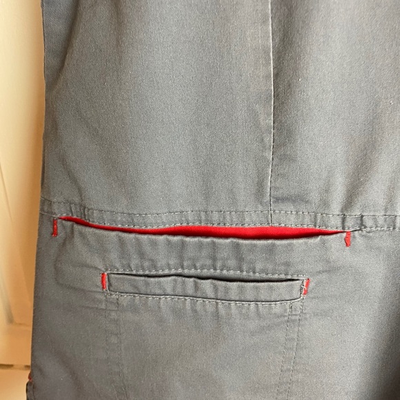 Bring It On Women’s mock wrap solid scrub top - Picture 3 of 7